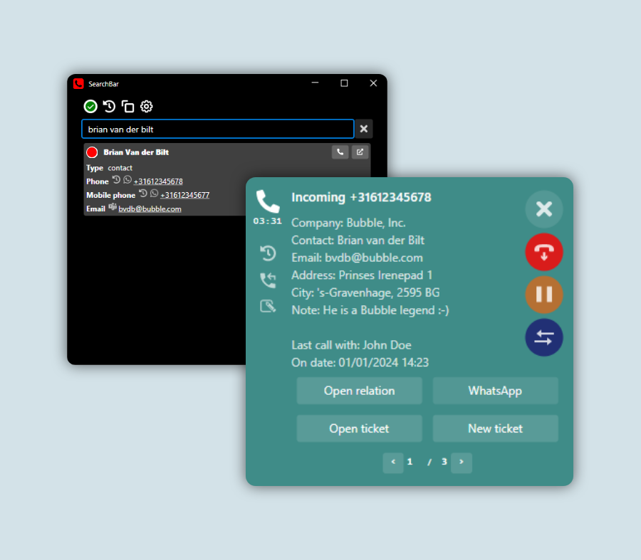 Bubble Desktop Home