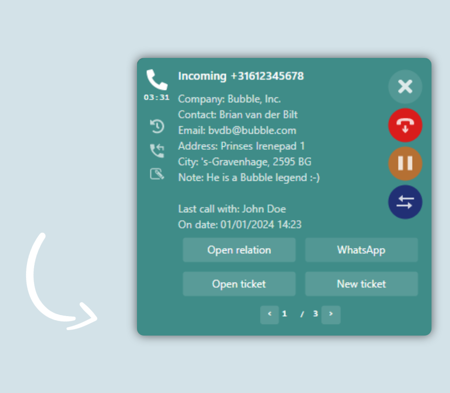 Bubble Desktop Pop-up 3
