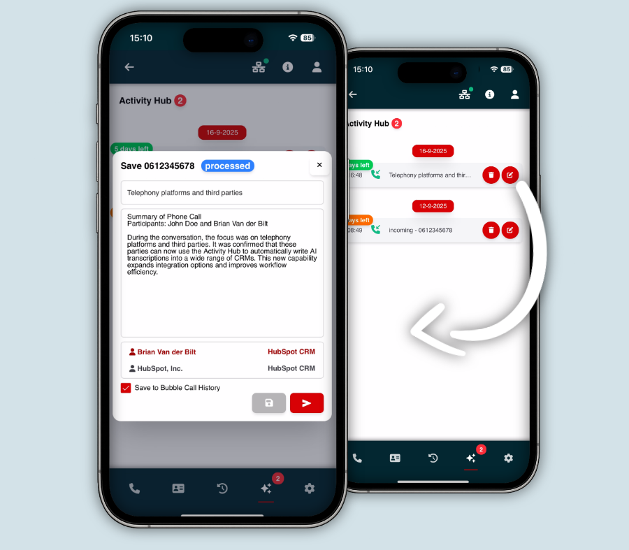Bubble365  mobile Activity Hub