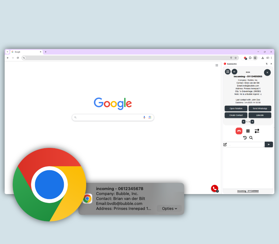Bubble365 Chrome App Home