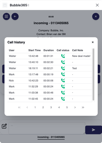 Callhistorye pipedrive rounded