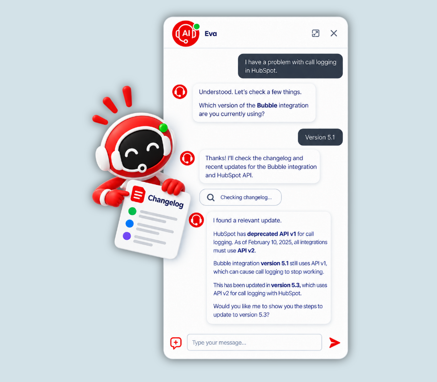 Chatbot EVA 3