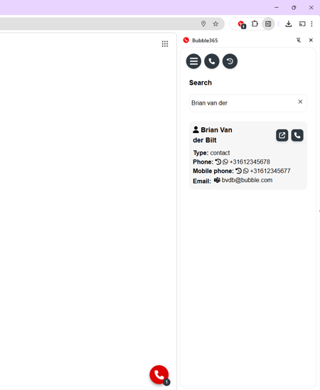 Google Chrome plugin SearchBar crop