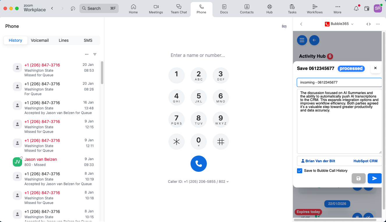 Zoom AI Call Summary